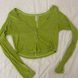 out from under long sleeve crop top